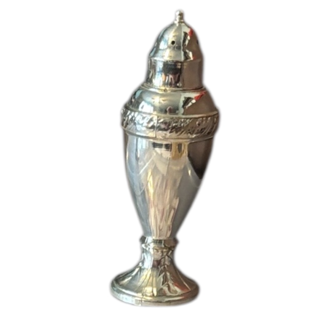 Elegant Silver Salt and Pepper Shakers - Picture 3 of 3